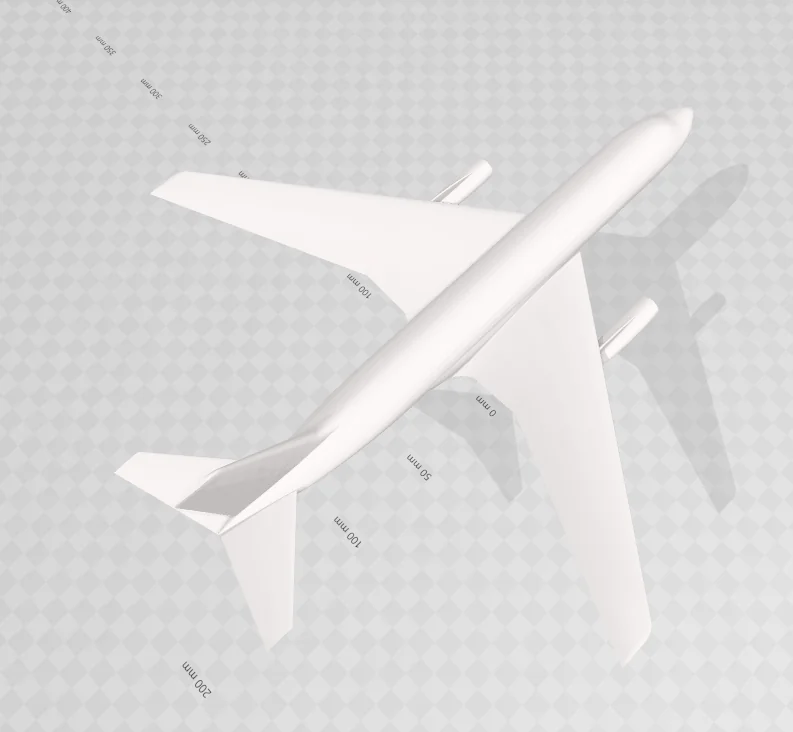 Convair Model 60 JT8D-219 1:150 Масштаб - Переходный Вариант