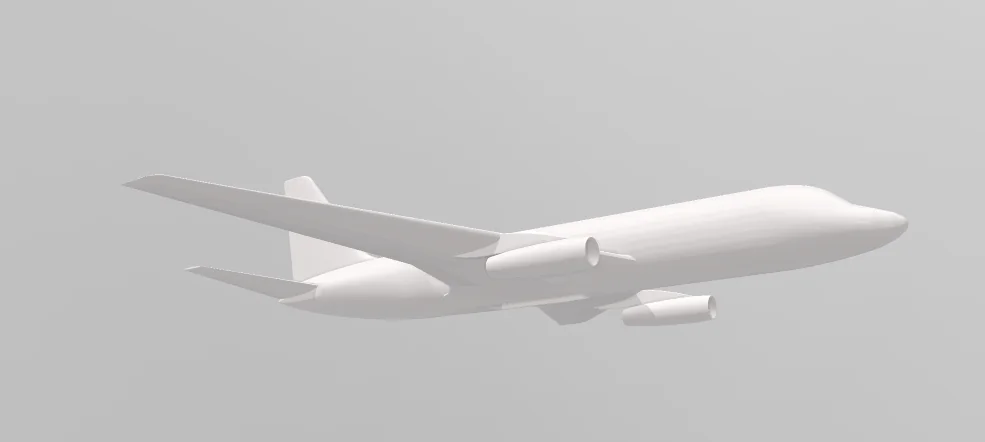 Convair Model 60 JT8D-219 1:150 Масштаб - Переходный Вариант