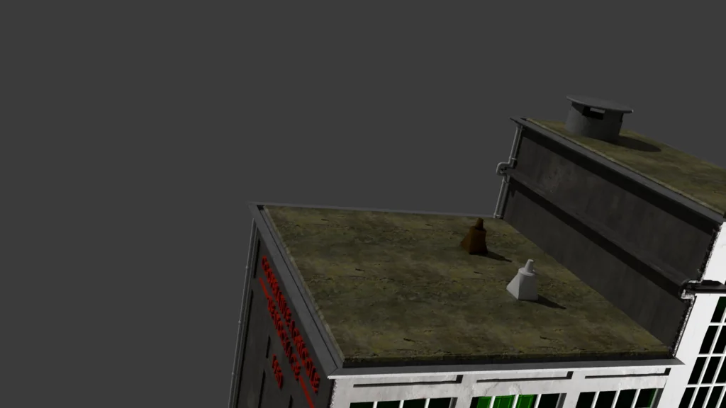 3D модель Индустриальный бетонный силос – Модель HO (1:87) - фото 4