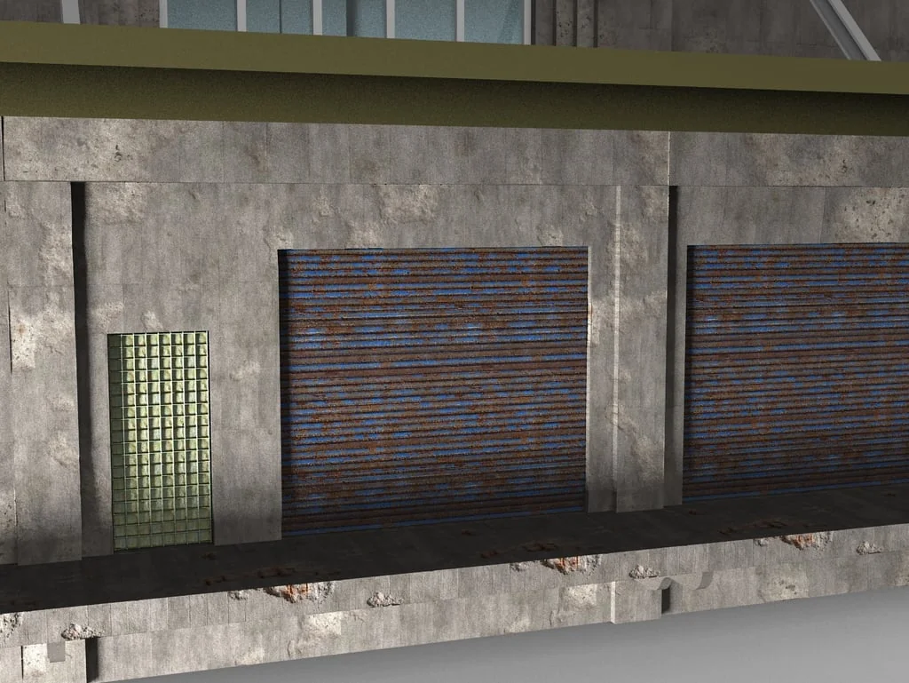 3D модель Индустриальный бетонный силос – Модель HO (1:87) - фото 5