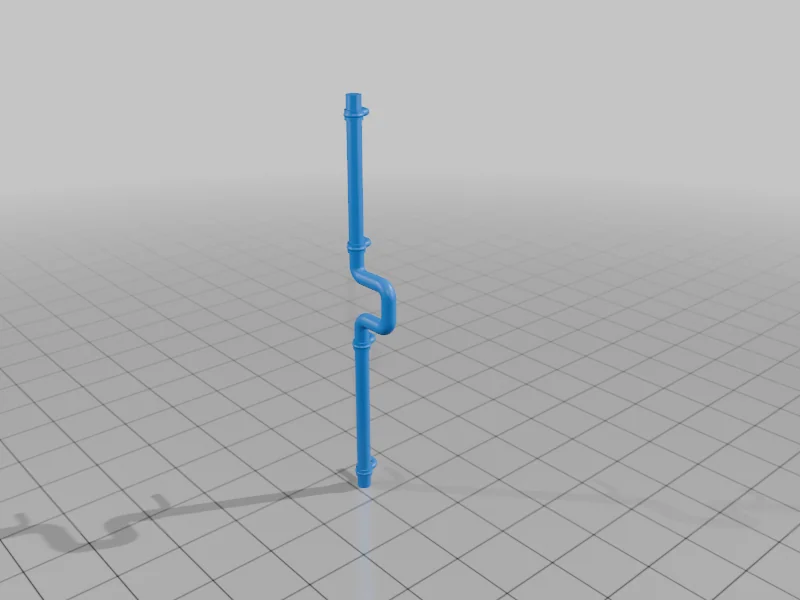 3D модель Индустриальный бетонный силос – Модель HO (1:87) - фото 10