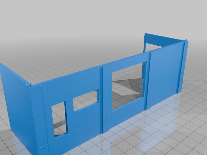 3D модель Индустриальный бетонный силос – Модель HO (1:87) - фото 28