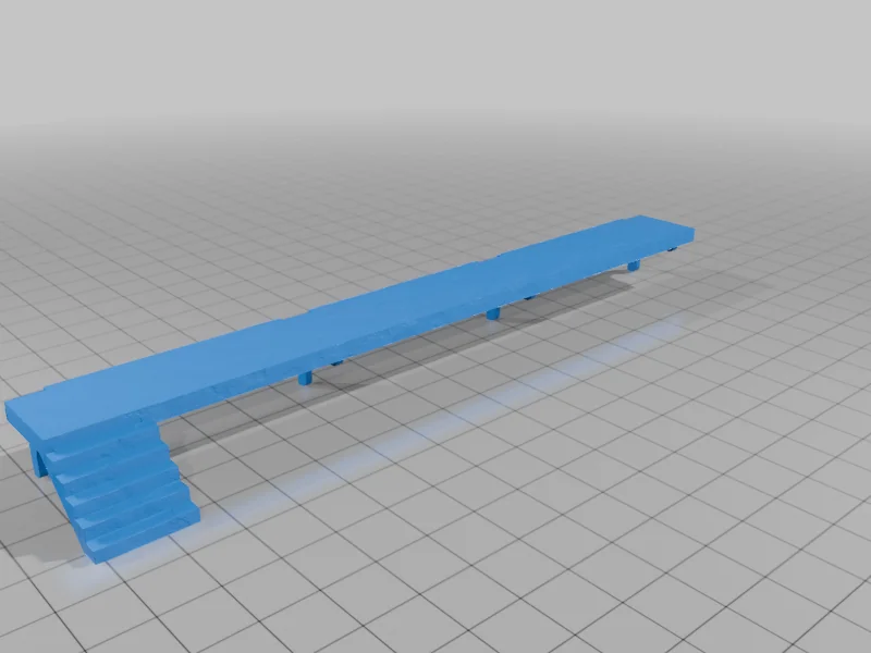 3D модель Индустриальный бетонный силос – Модель HO (1:87) - фото 62