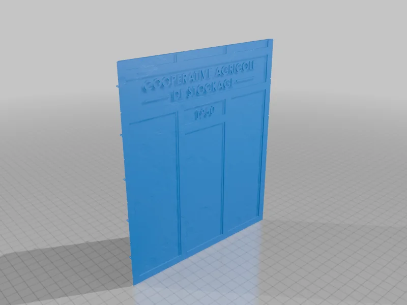 3D модель Индустриальный бетонный силос – Модель HO (1:87) - фото 96