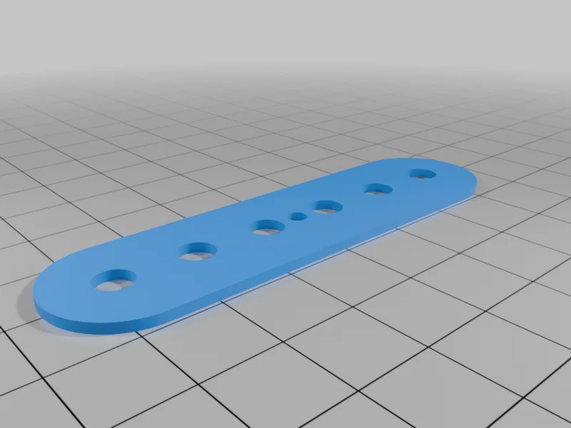 3D модель Модель телекастера: бриджевый звукосниматель - фото 2