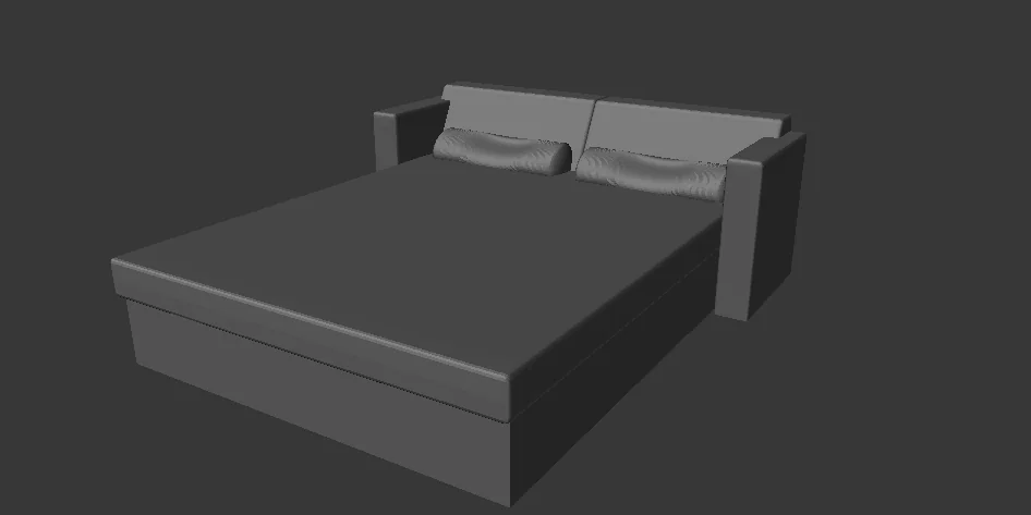 3D модель FA - Galaxy - Модель дивана и дивана-кровати 4.5" - фото 2