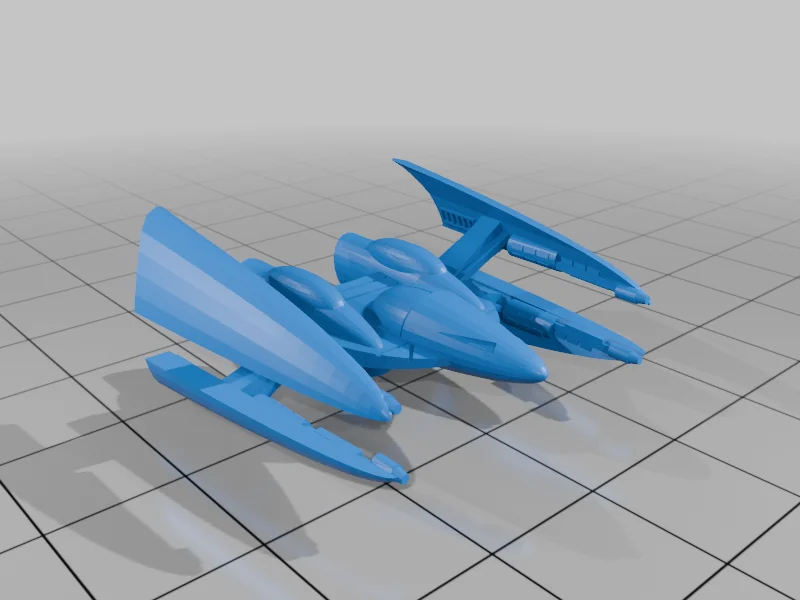 3D модель Модель: Інтерцептор дроїдів класу Кондор (масштаб X-Wing) - фото 2