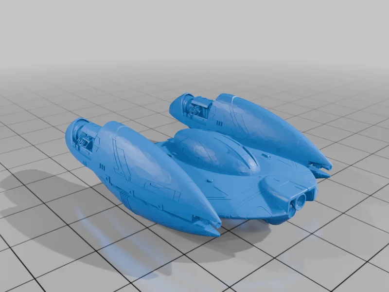 3D модель Модель Легкого Дроидного Бомбардировщика - фото 2