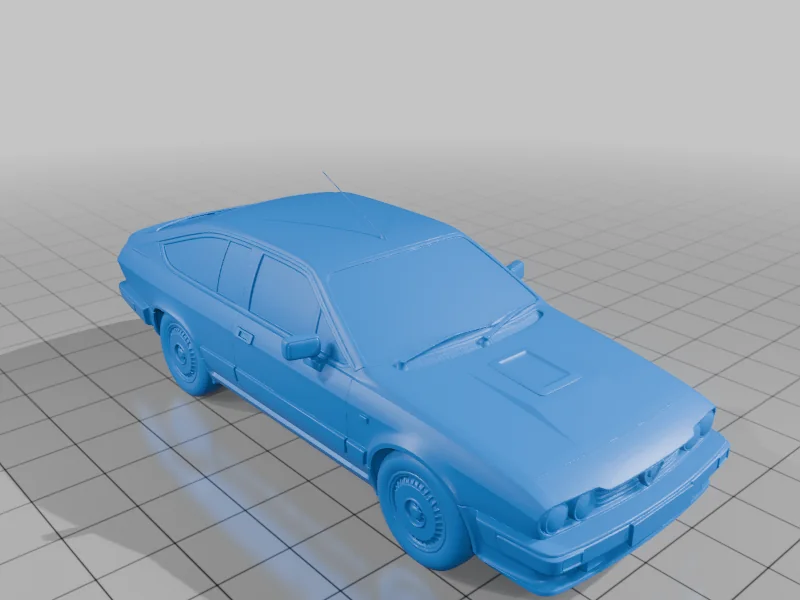 3D модель 1981 ALFA ROMEO 2,5 GTV - 3D модель - фото 2