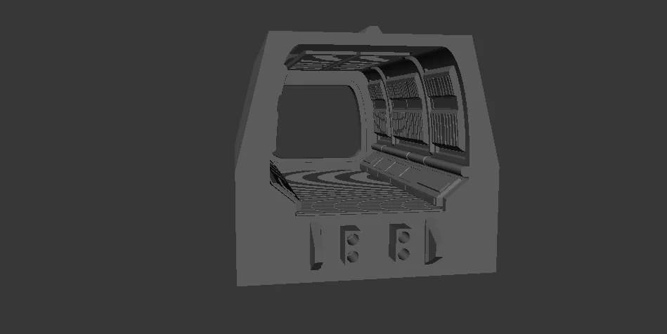 3D модель AFA - Интрепид и Галактика - Жефферис Трубки 4.5" - фото 1