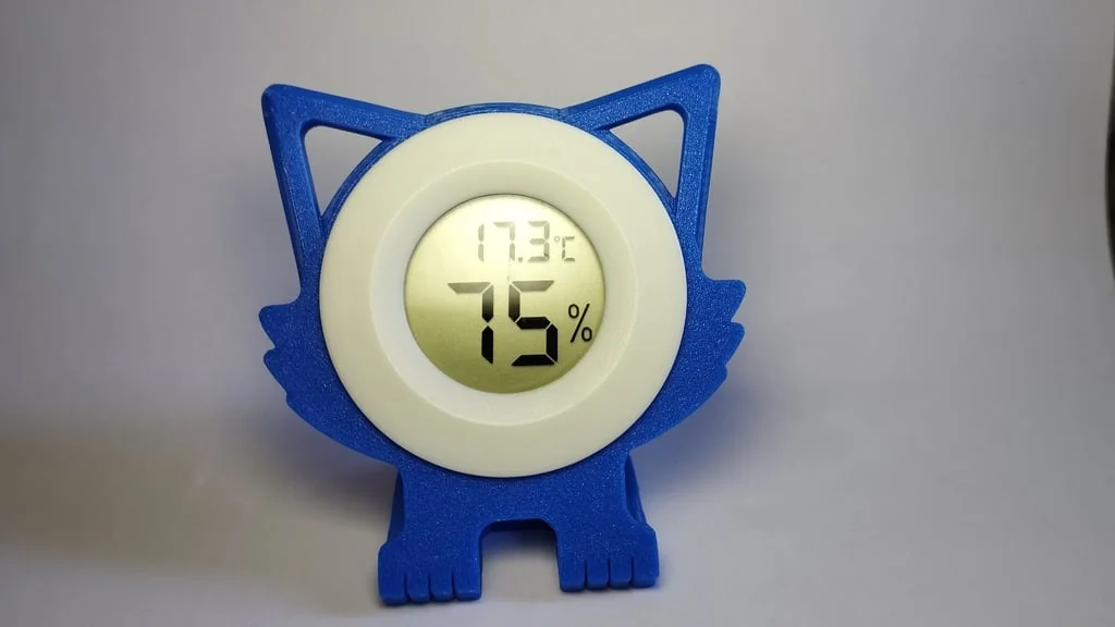 Минималистичный кот - цифровой гигрометр/термометр
