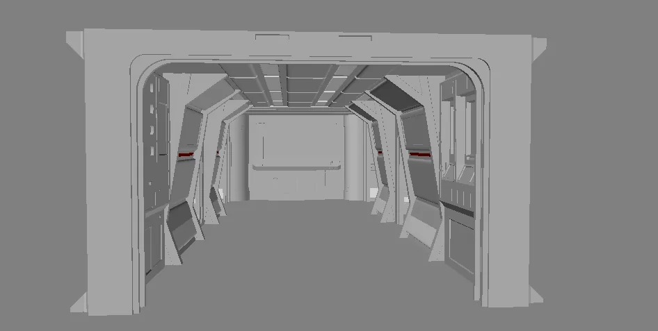 3D модель AFA - Galaxy - Основна інженерія 4.5" STL