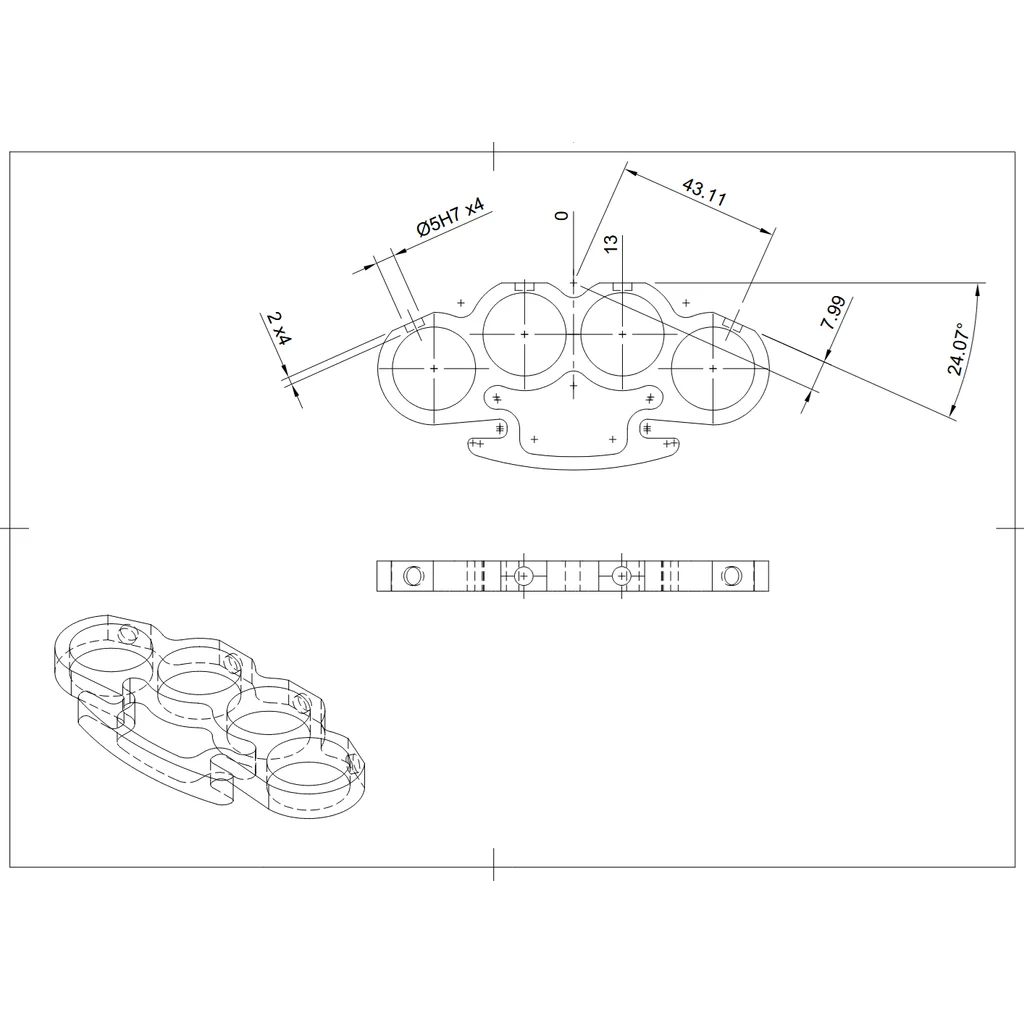 3D модель Модель кастета для 3D печати - фото 3