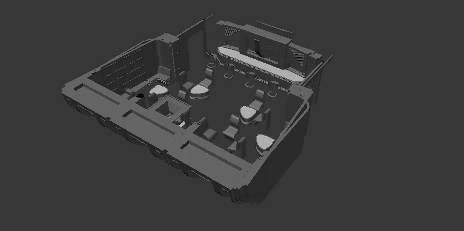 3D модель AFA - Галактика - 4.5 дюйма - Ten Forward Неполная - фото 1