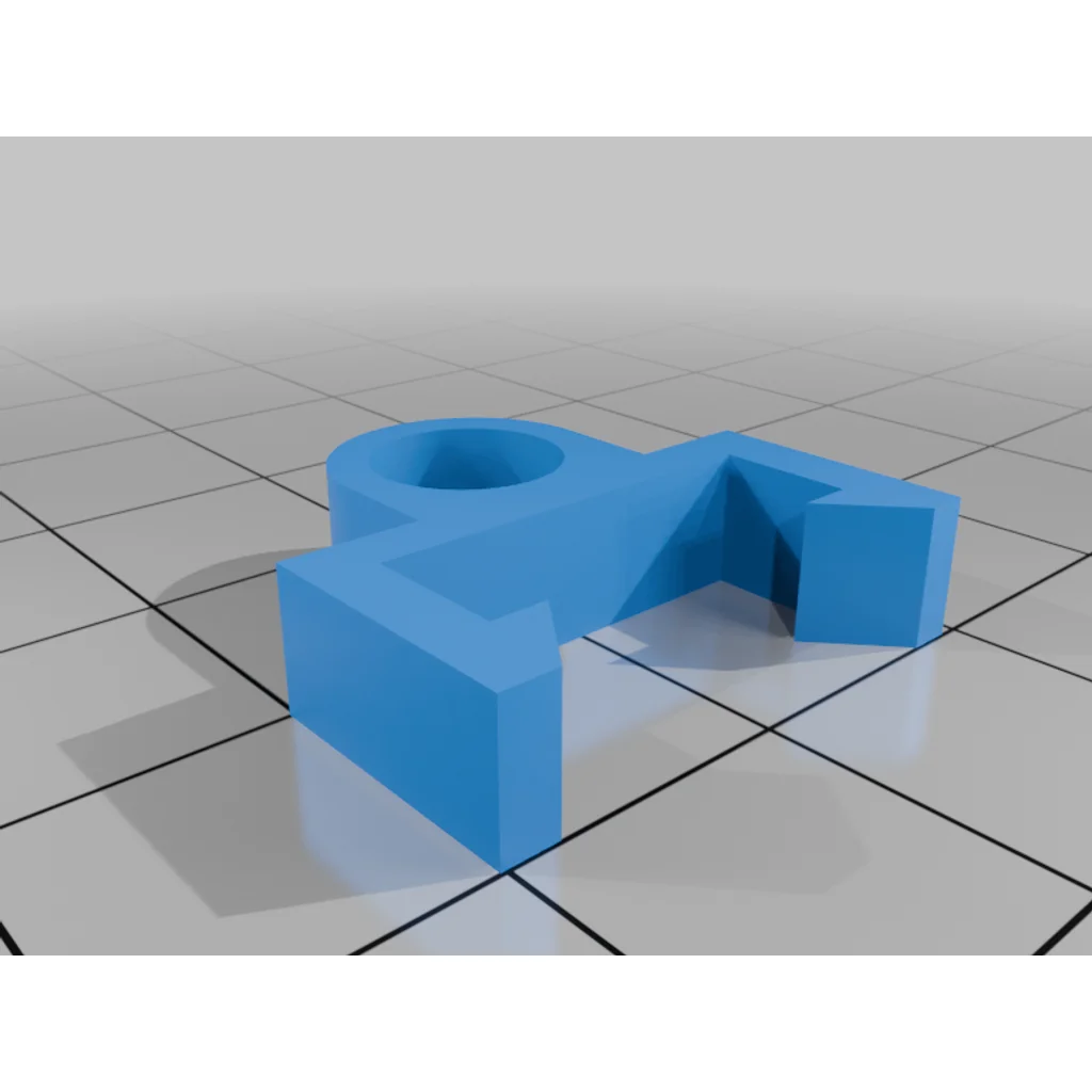 3D модель Клипсы для направляющей Bowden 15mm - фото 4