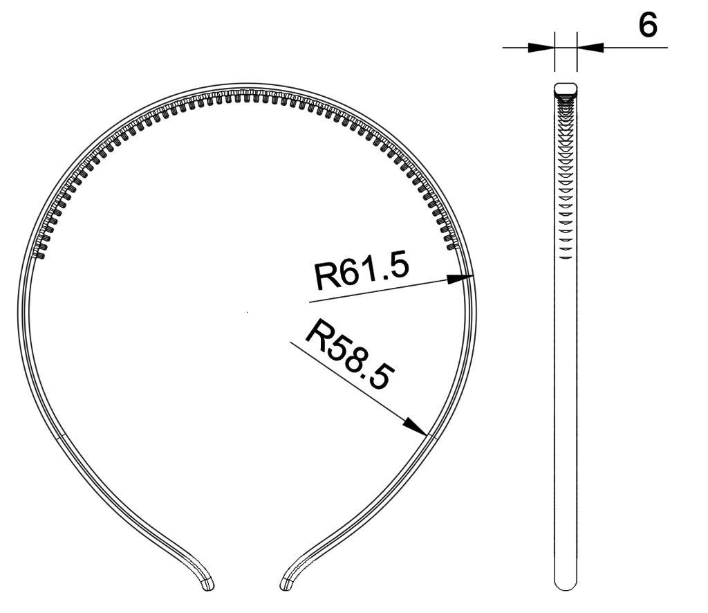 3D модель Базовая повязка на голову - фото 4