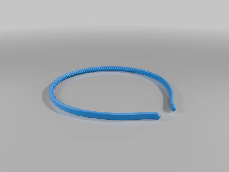 3D модель Базовая повязка на голову - фото 5