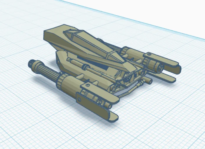 3D модель Модель Z-90 Starspeeder для X-Wing - фото 1