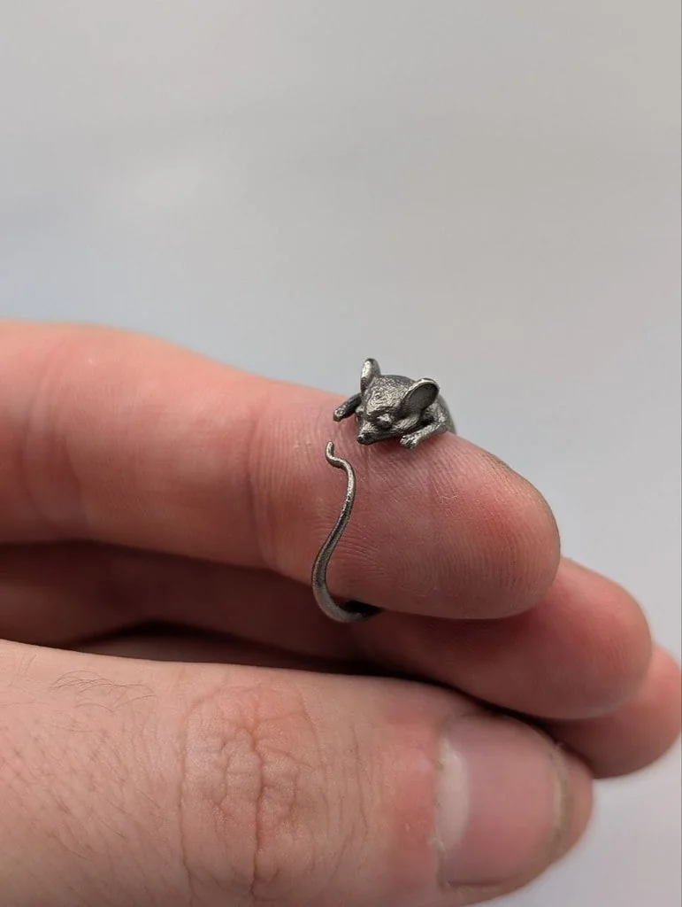 3D модель Кольцо с мышью - фото 1