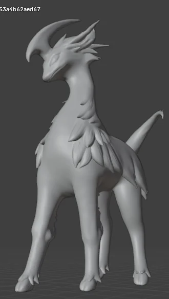 3D модель 3D-модель Thrumbo из Rimworld - фото 1