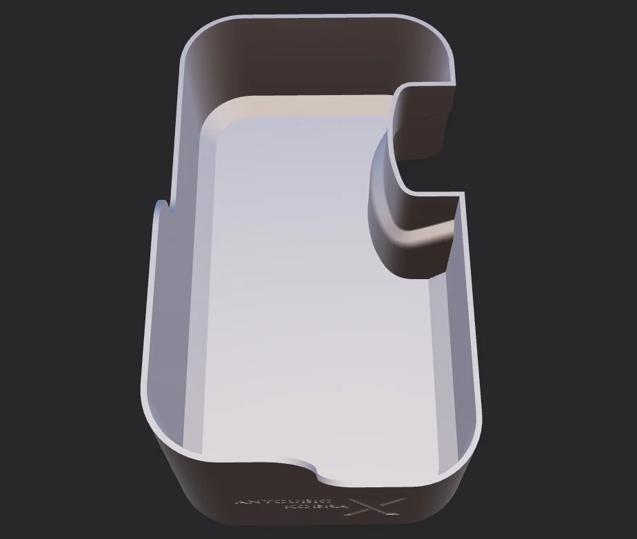 3D модель Kobra X Purge (Poop) Deflector7 с контейнером - фото 5