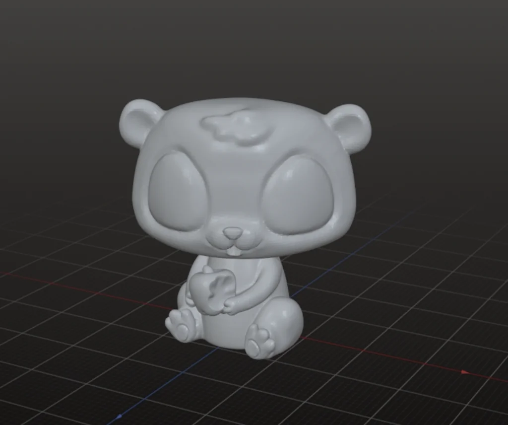 3D модель 3D Модель LPS Хом'ячка з Яблуком - фото 1