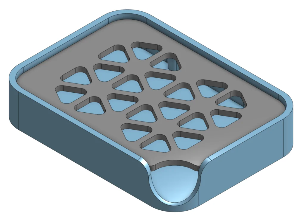 3D модель Держатель для кухонных губок - фото 4