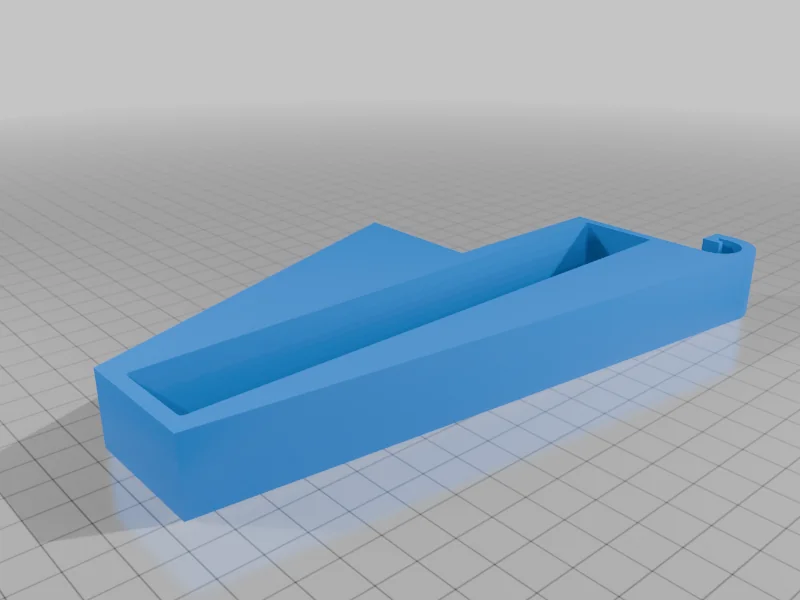 3D модель Крючок для полки из цветного металла - фото 4