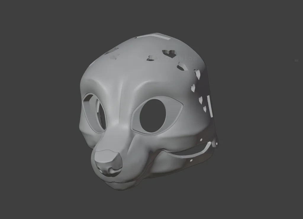 3D модель База фурсюта волка/собаки - фото 2