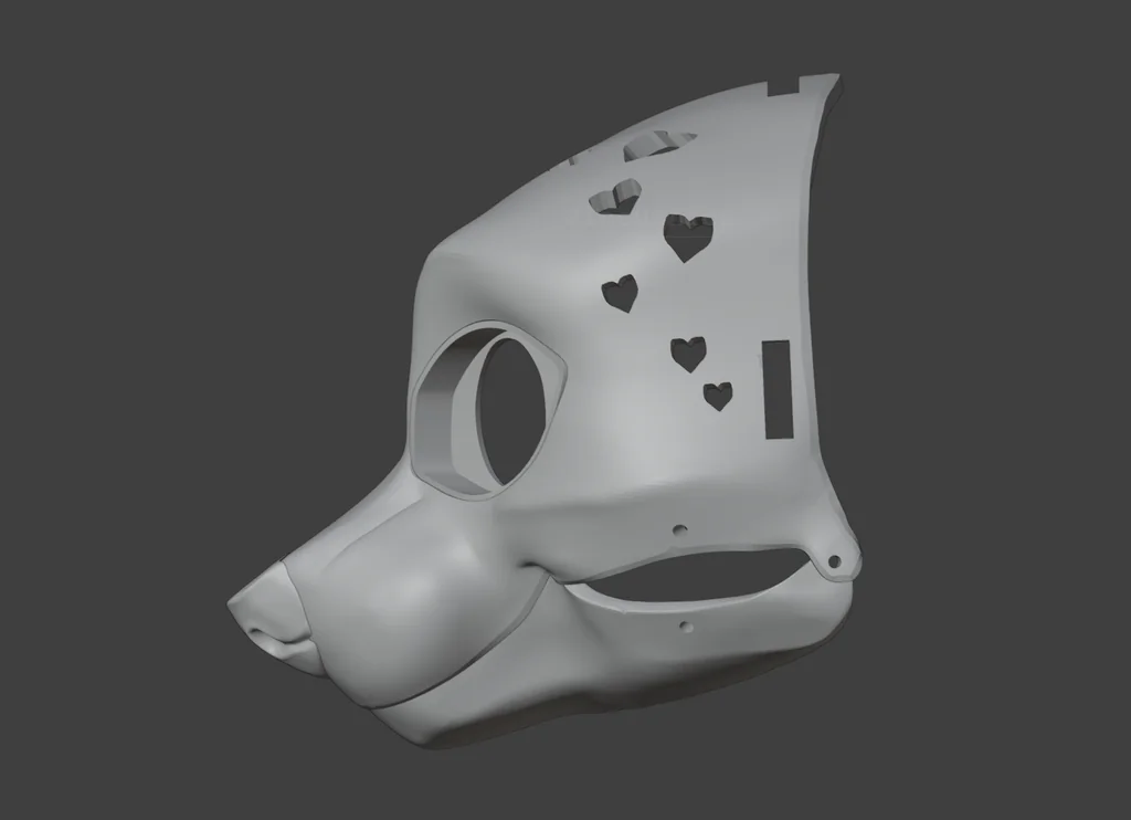 3D модель База фурсюта волка/собаки - фото 4