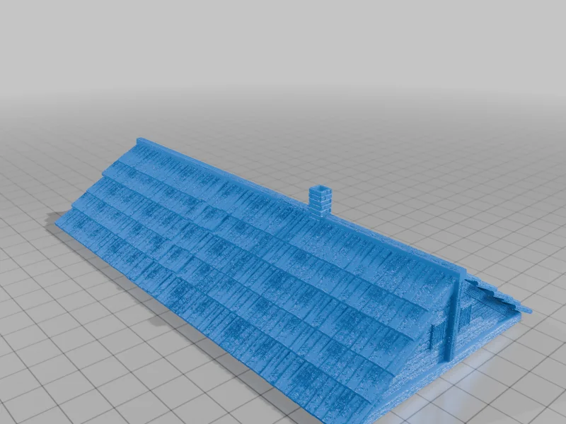 3D модель Деревянный дом и сарай (Восточный фронт / Сельская Россия) - фото 6