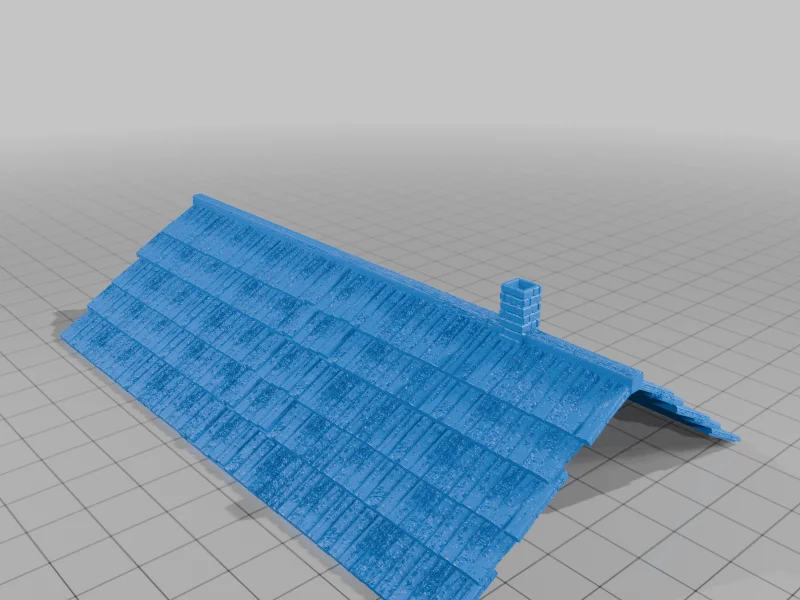 3D модель Деревянный дом и сарай (Восточный фронт / Сельская Россия) - фото 9