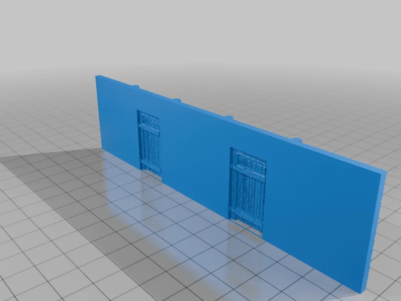 3D модель Деревянный дом и сарай (Восточный фронт / Сельская Россия) - фото 10