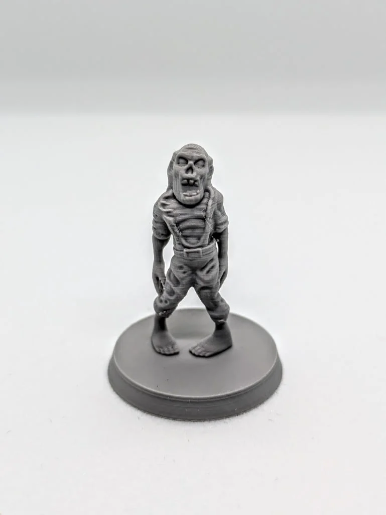 3D модель Миниатюра зомби 2 для FDM-печати без поддержки - фото 1