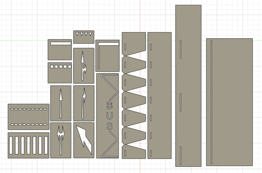 Шаблоны для дорожной разметки в масштабе 1:87