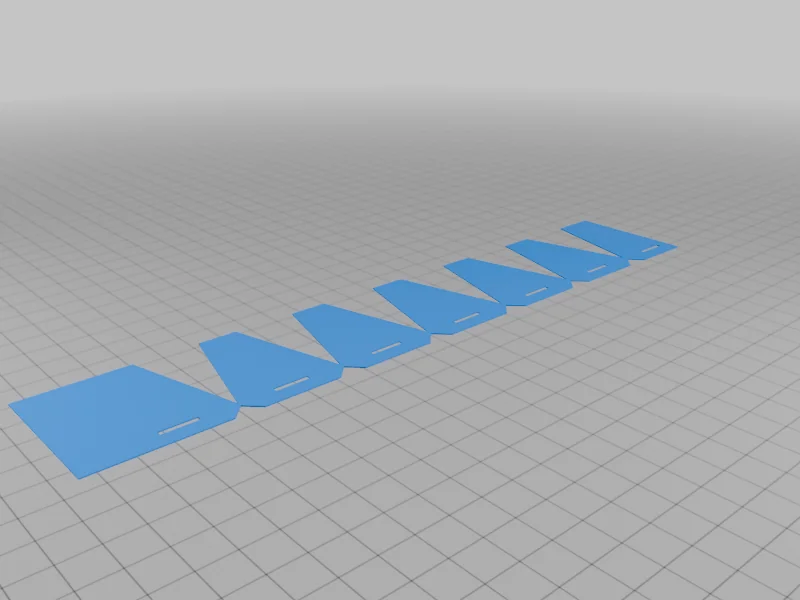 3D модель Шаблоны для дорожной разметки в масштабе 1:87 - фото 19