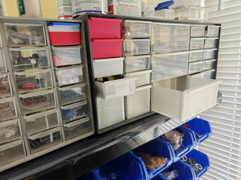 3D модель Настраиваемые ящики для хранения - фото 1