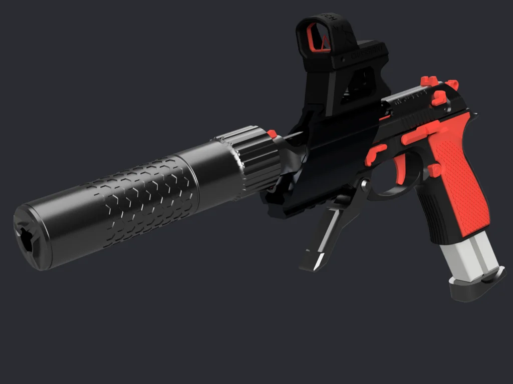 Bulletta 9M1 - Детализированная игрушечная пистолет-реплика