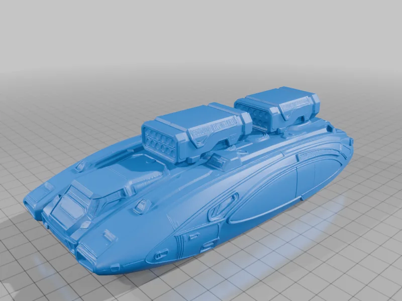 3D модель Aslan Thundercracker: Поддержка для Grav Missile Sled - фото 1