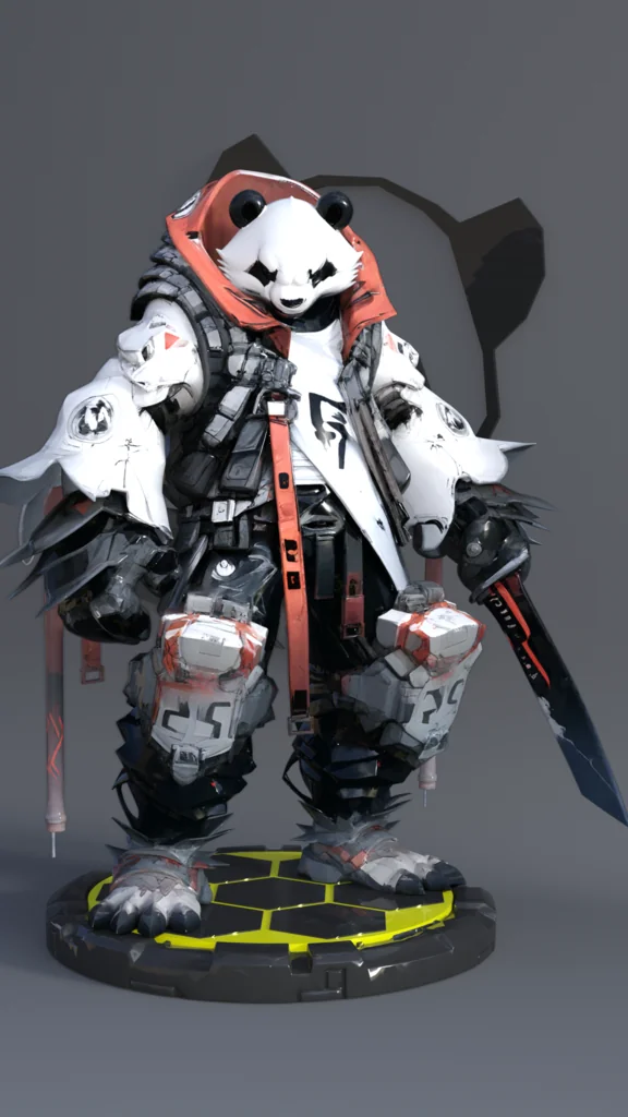 3D модель Киберпанда от PNA - фото 1