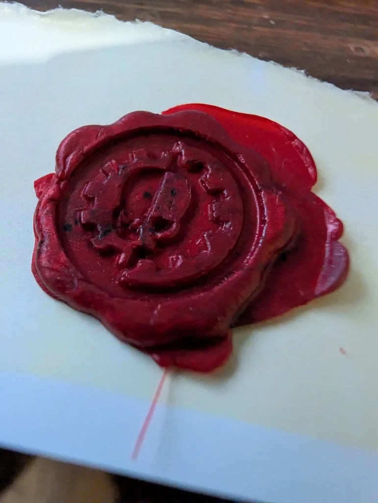 3D модель Штамп для воскового печати Adeptus Mechanicus - фото 1