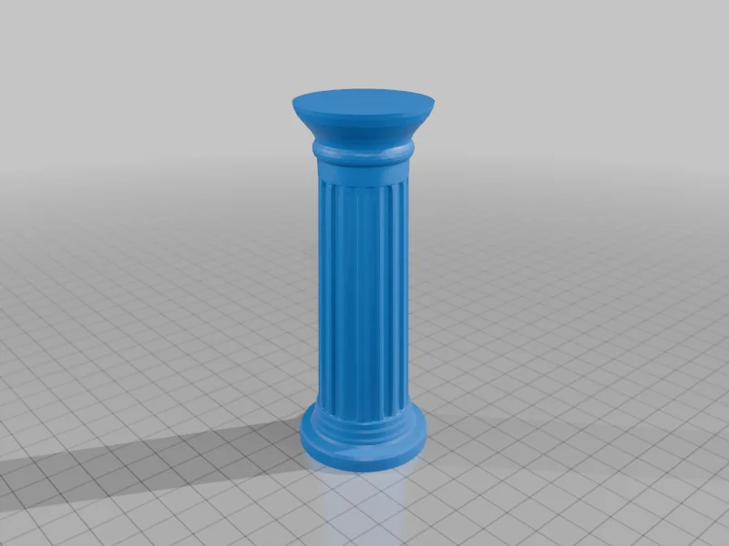 3D модель Модульный набор колонн Vol. 1 – 9 архитектурных колонн - фото 6