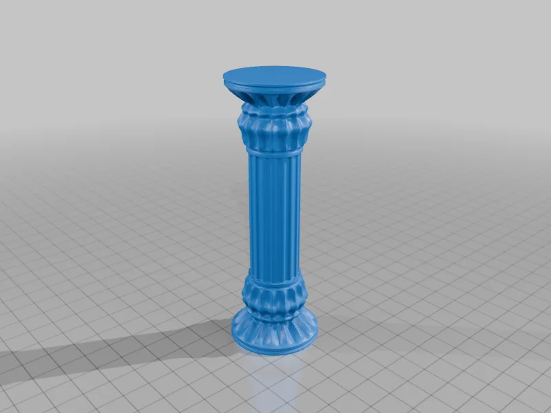 3D модель Модульный набор колонн Vol. 1 – 9 архитектурных колонн - фото 10