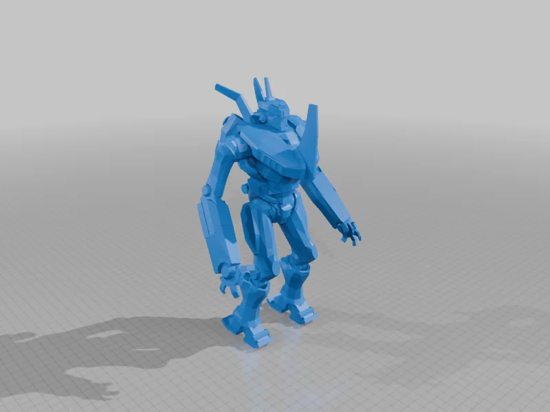 3D модель 3D-модель Jaeger Romeo Blue из Pacific Rim - фото 2