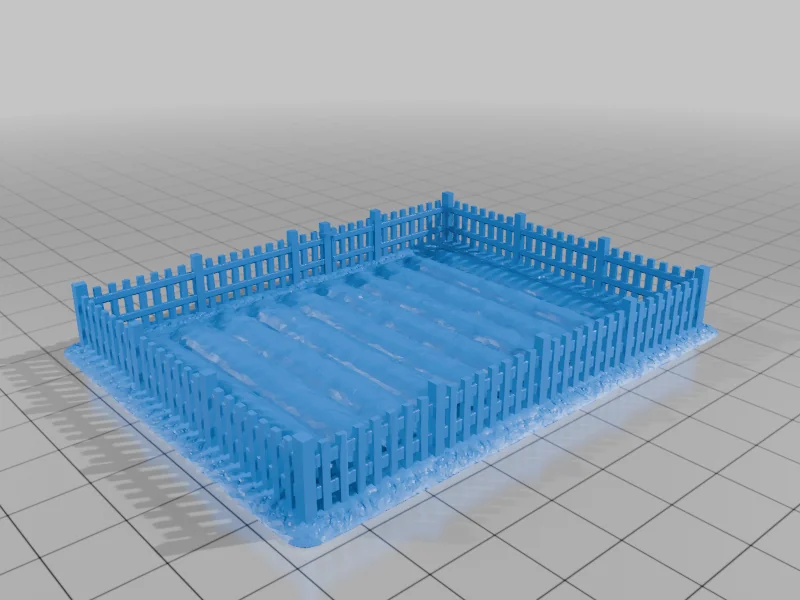 3D модель 15мм Овощные Сады (девять различных садов) для FoW - фото 3