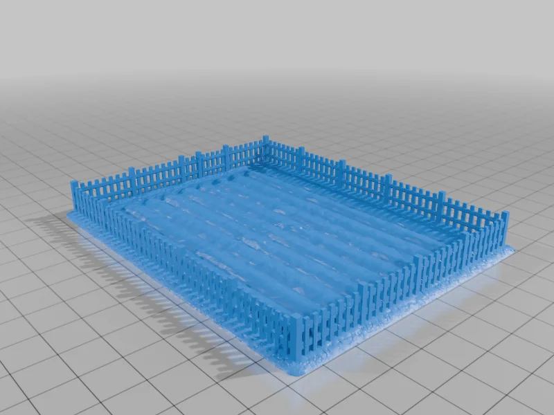 3D модель 15мм Овощные Сады (девять различных садов) для FoW - фото 8