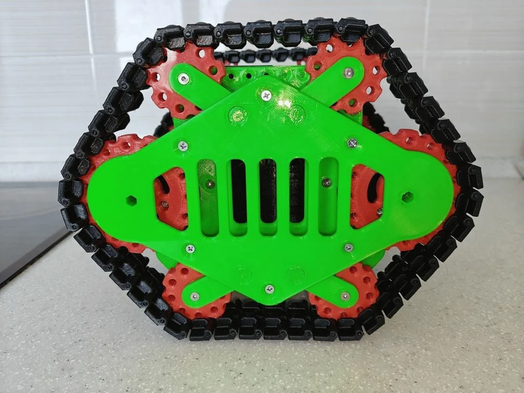 3D модель Модель самоходной гусеничной платформы - фото 2