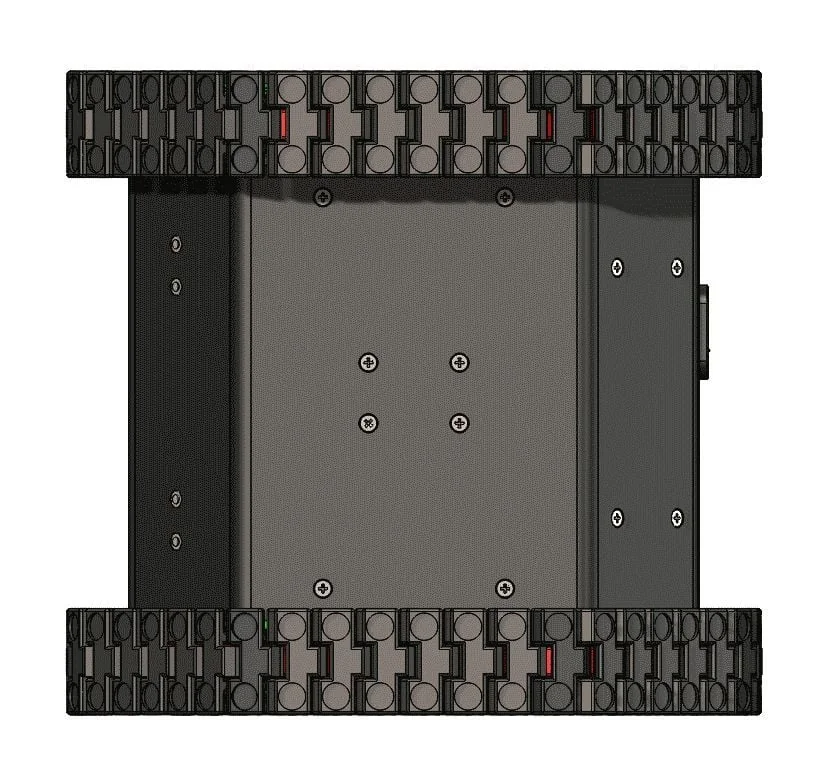 3D модель Модель самоходной гусеничной платформы - фото 8