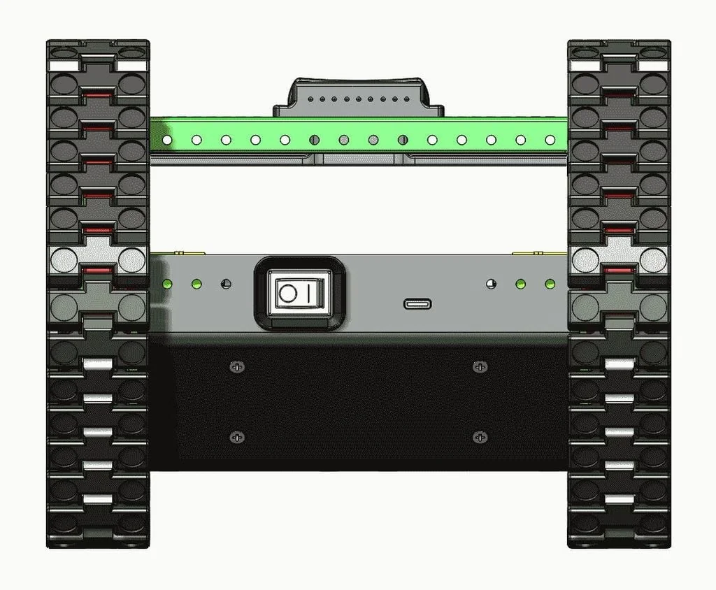 3D модель Модель самоходной гусеничной платформы - фото 9