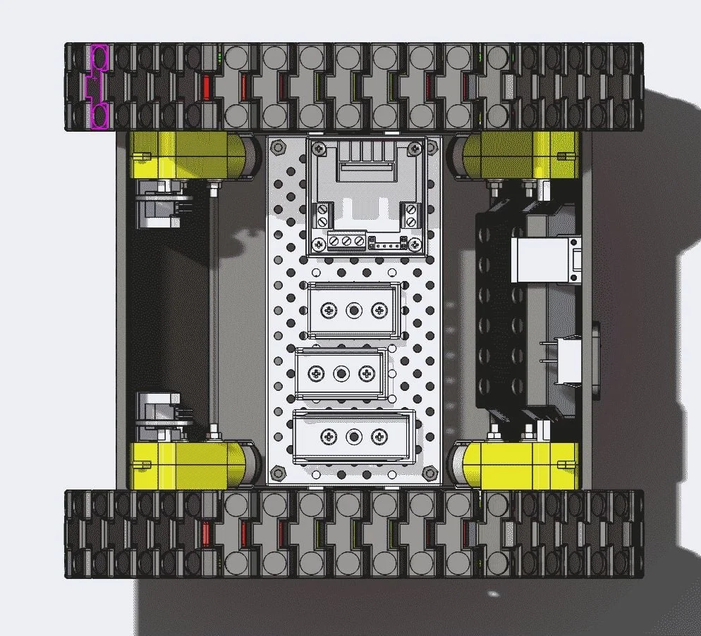 3D модель Модель самоходной гусеничной платформы - фото 11